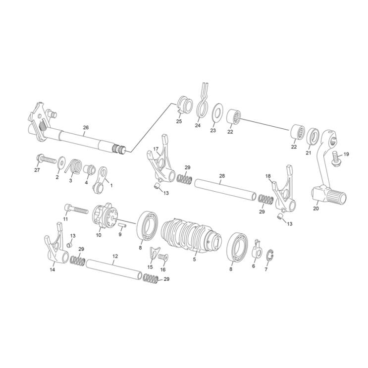 SÉLECTEUR SHERCO 250 SE-F FACTORY 2026